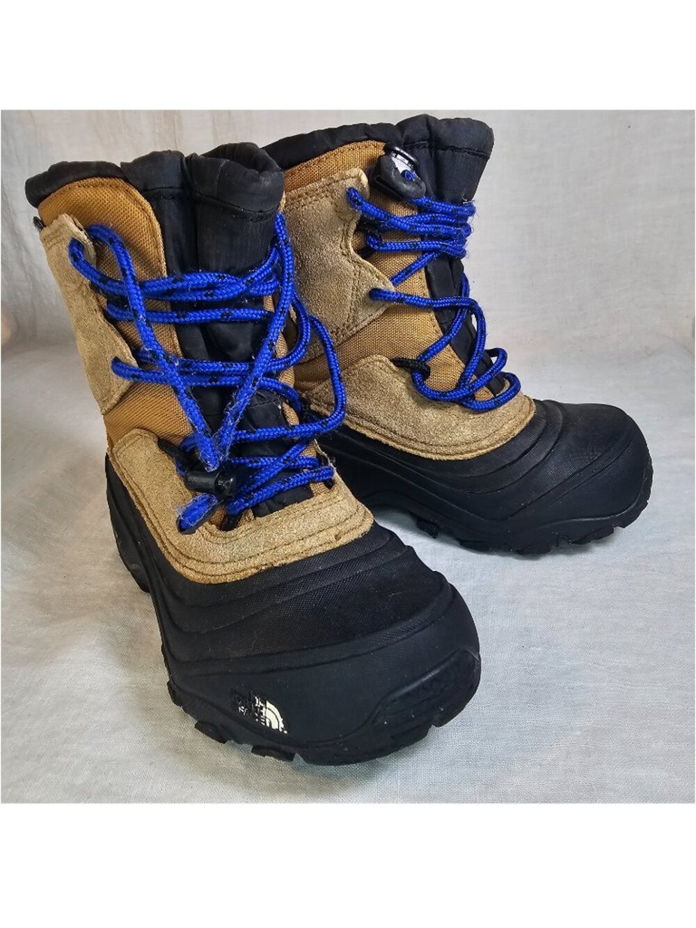 The North Face Alpenglow V Waterproof Boot 11K Utility Brown/TNF Blue